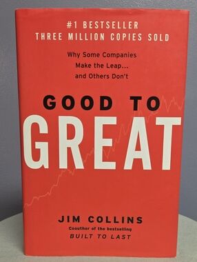 Good to Great by Jim Collins - Red Hardcover Book